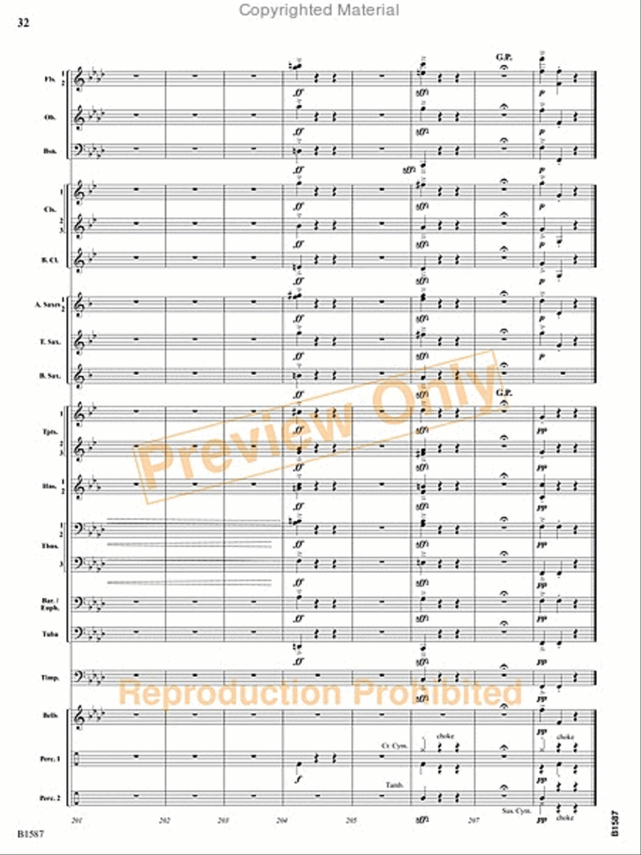 Dance of the Trolls Concert Band scores gallery preview page 33