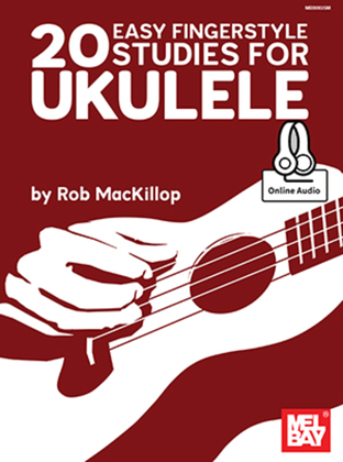 Book cover for 20 Easy Fingerstyle Studies for Ukulele
