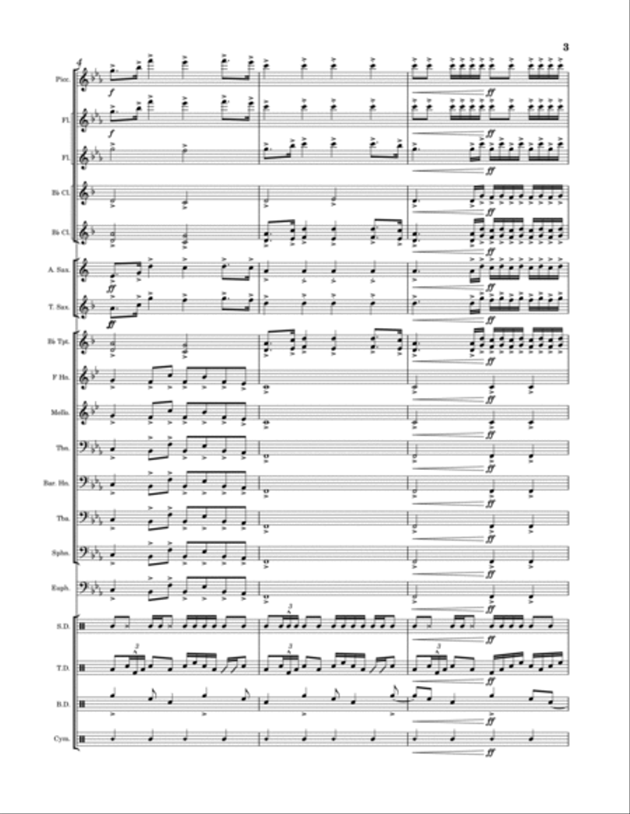 Tiny Hat Tiny Hat Marching Band scores gallery preview page 3