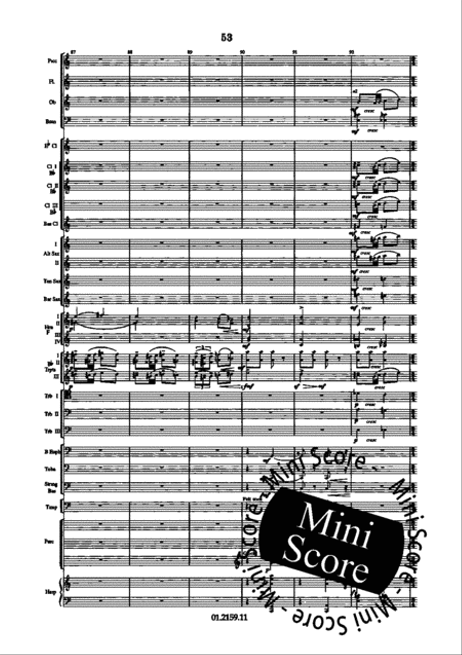 Dance Suite Concert Band scores gallery preview page 61