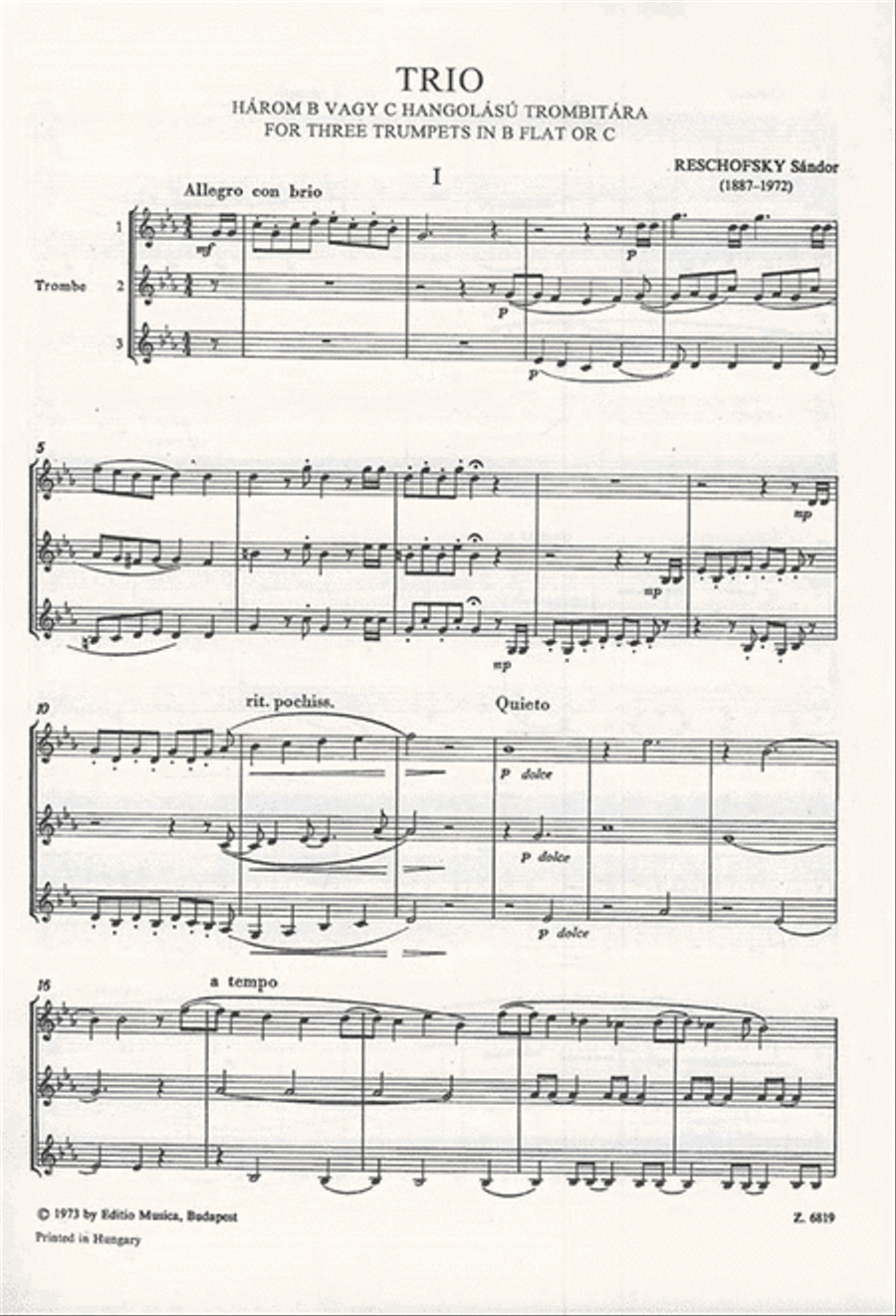 Trio Trumpet Trio scores gallery preview page 2