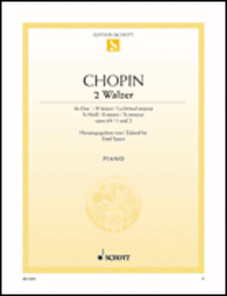 2 Waltzes in A-flat Major and C-minor, Op. 69, Nos. 1-2