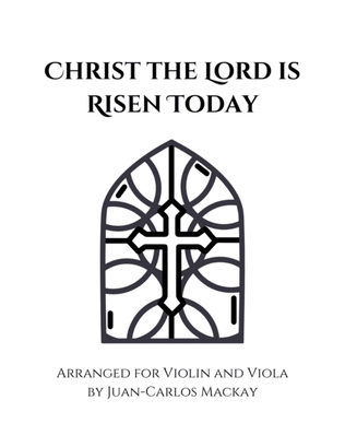 Christ the Lord is Risen Today (Violin and Viola)