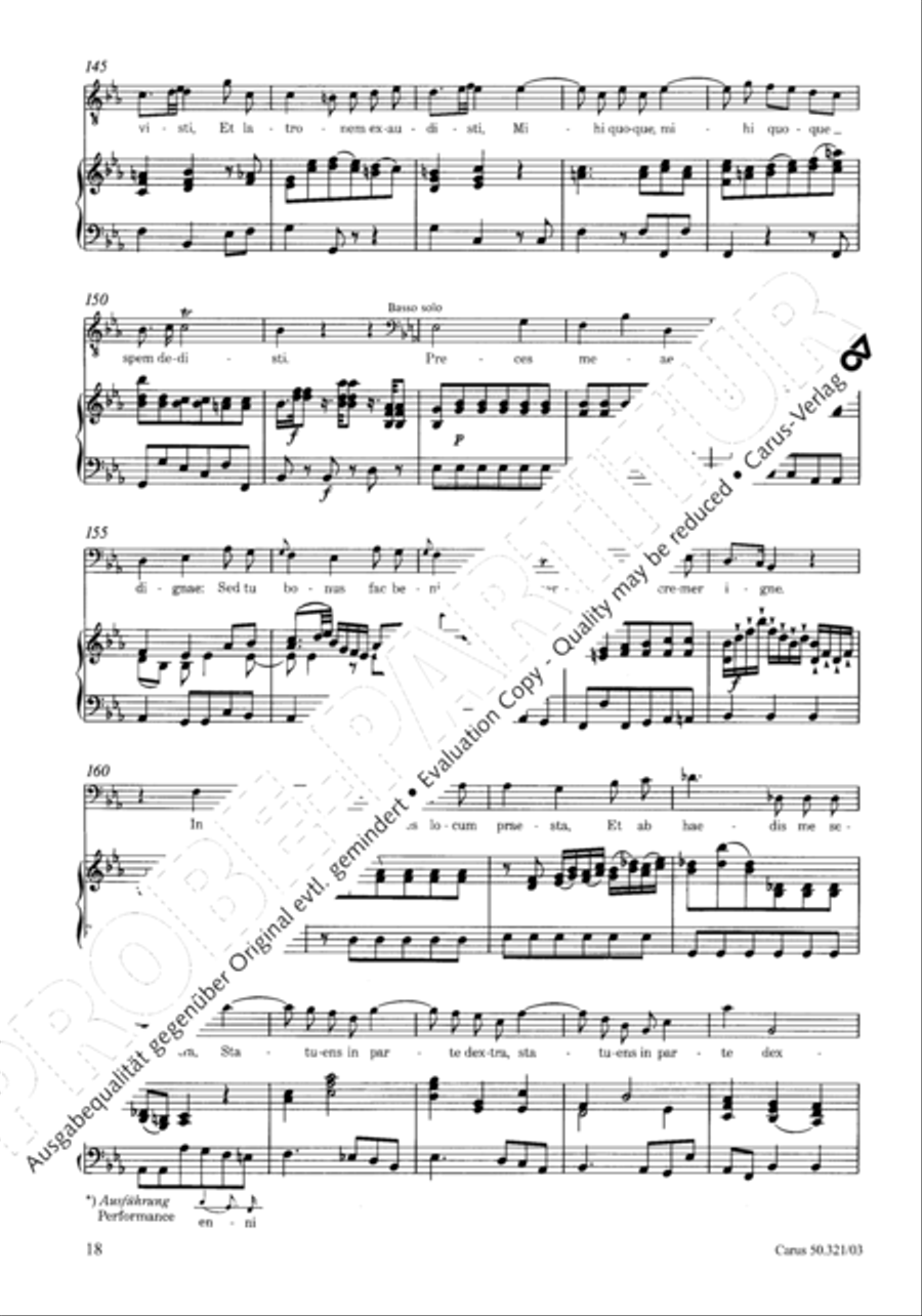 Requiem in C minor 4-Part scores gallery preview page 25