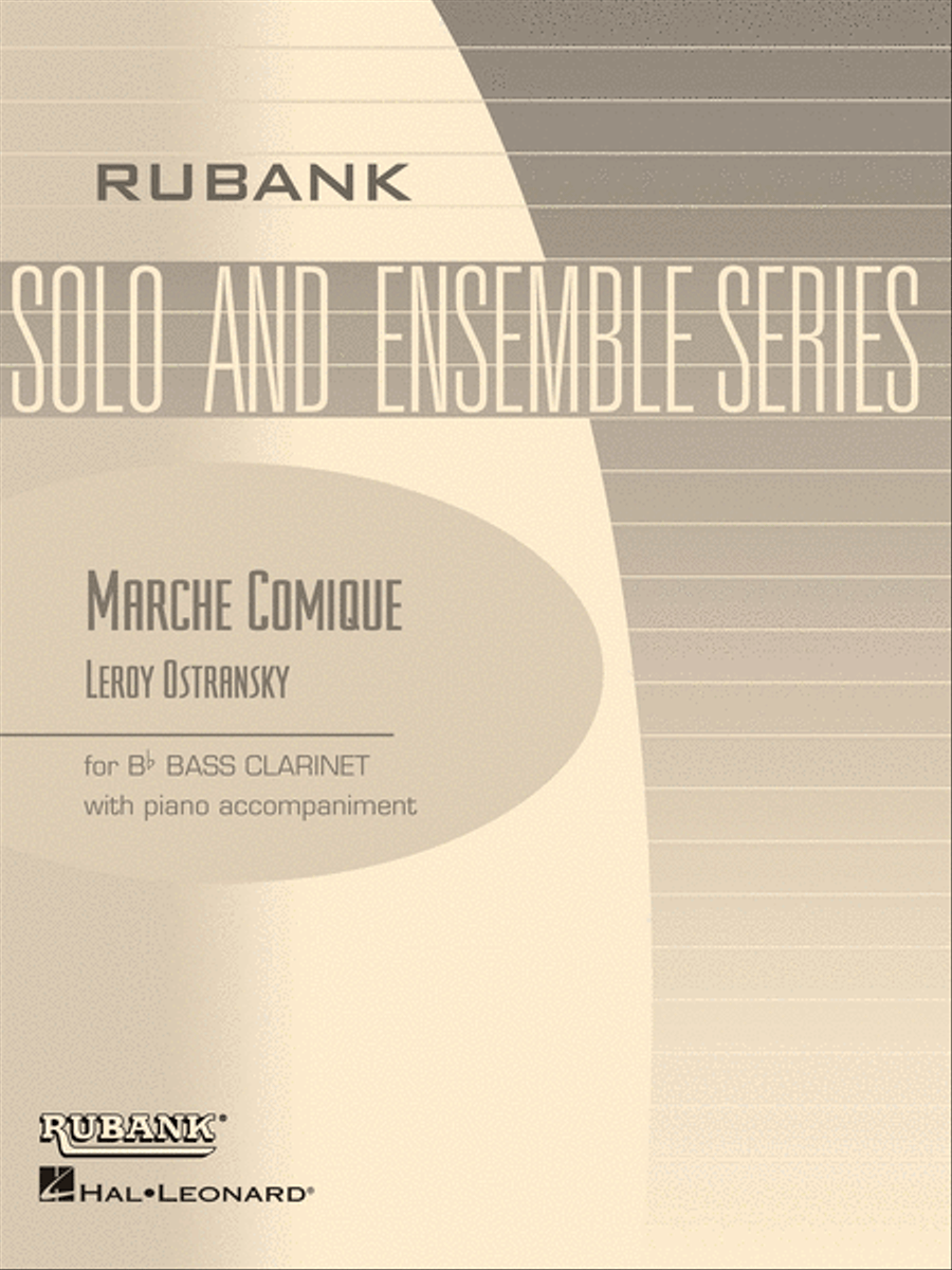 Marche Comique Bass Clarinet scores gallery preview page 1