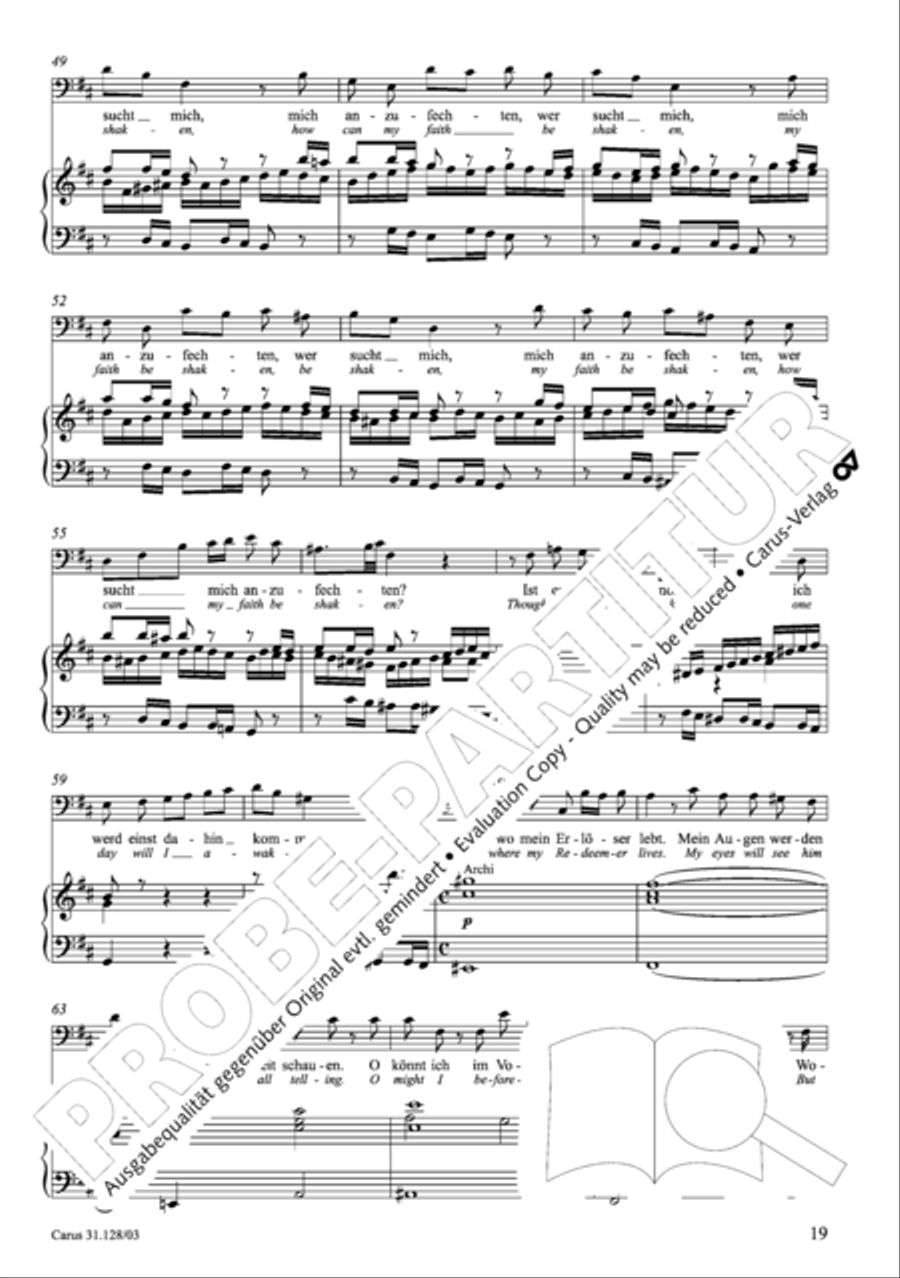 On Jesus Christ's ascent on high (Auf Christi Himmelfahrt allein) ATB scores gallery preview page 20