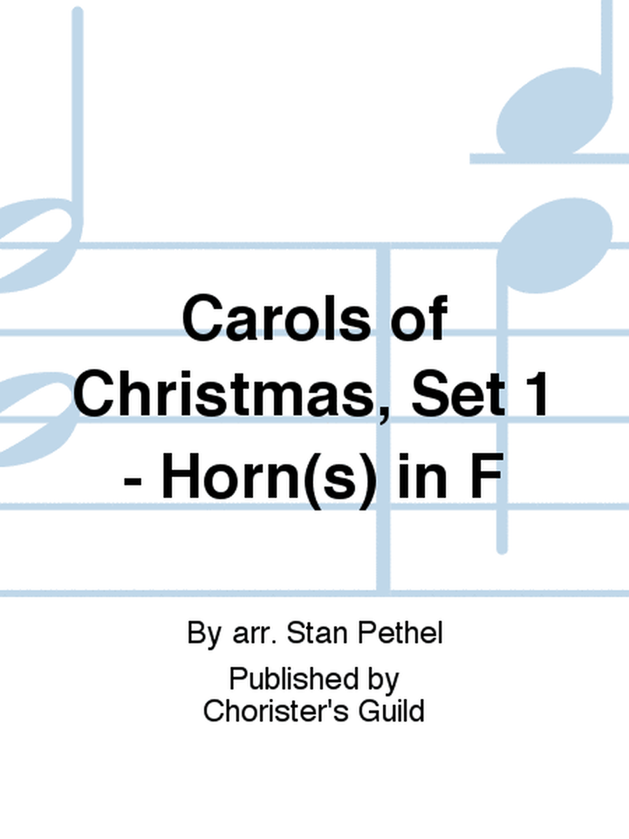Carols of Christmas, Set 1 - Horn(s) in F image number null