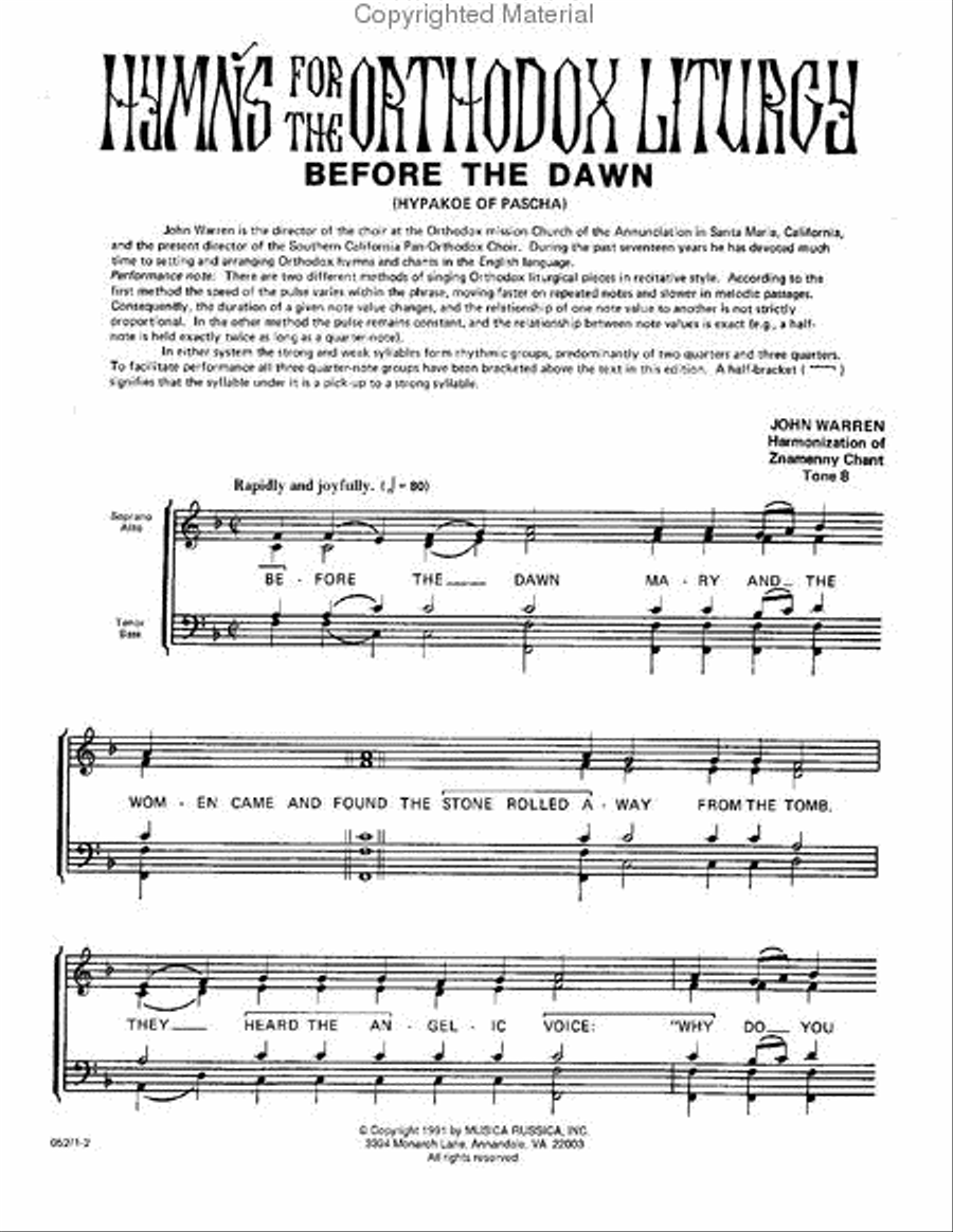 Before the Dawn 4-Part scores gallery preview page 2
