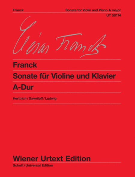 Franck - Sonata A Major Violin/Piano Urtext