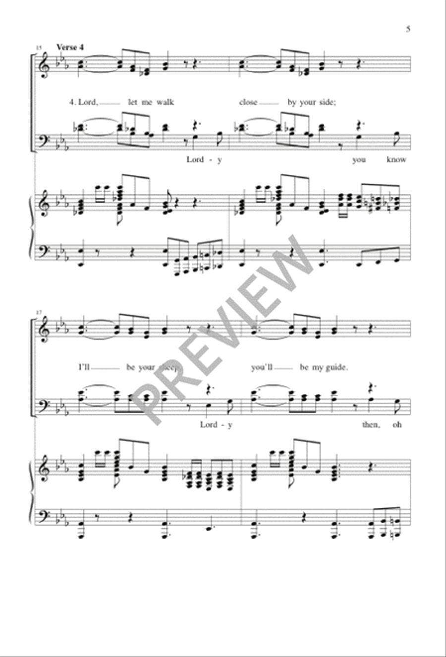 We Are Climbing Jacob's Ladder 4-Part scores gallery preview page 5