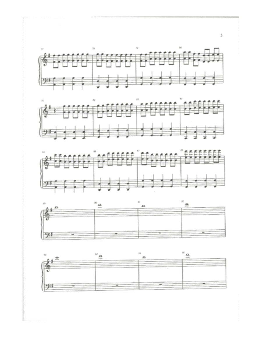 65daysofstatic - Radio Protector sheet music Piano Solo scores gallery preview page 5
