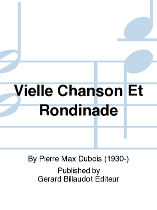 Book cover for Vielle Chanson Et Rondinade