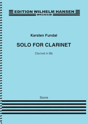 Book cover for Solo for Clarinet