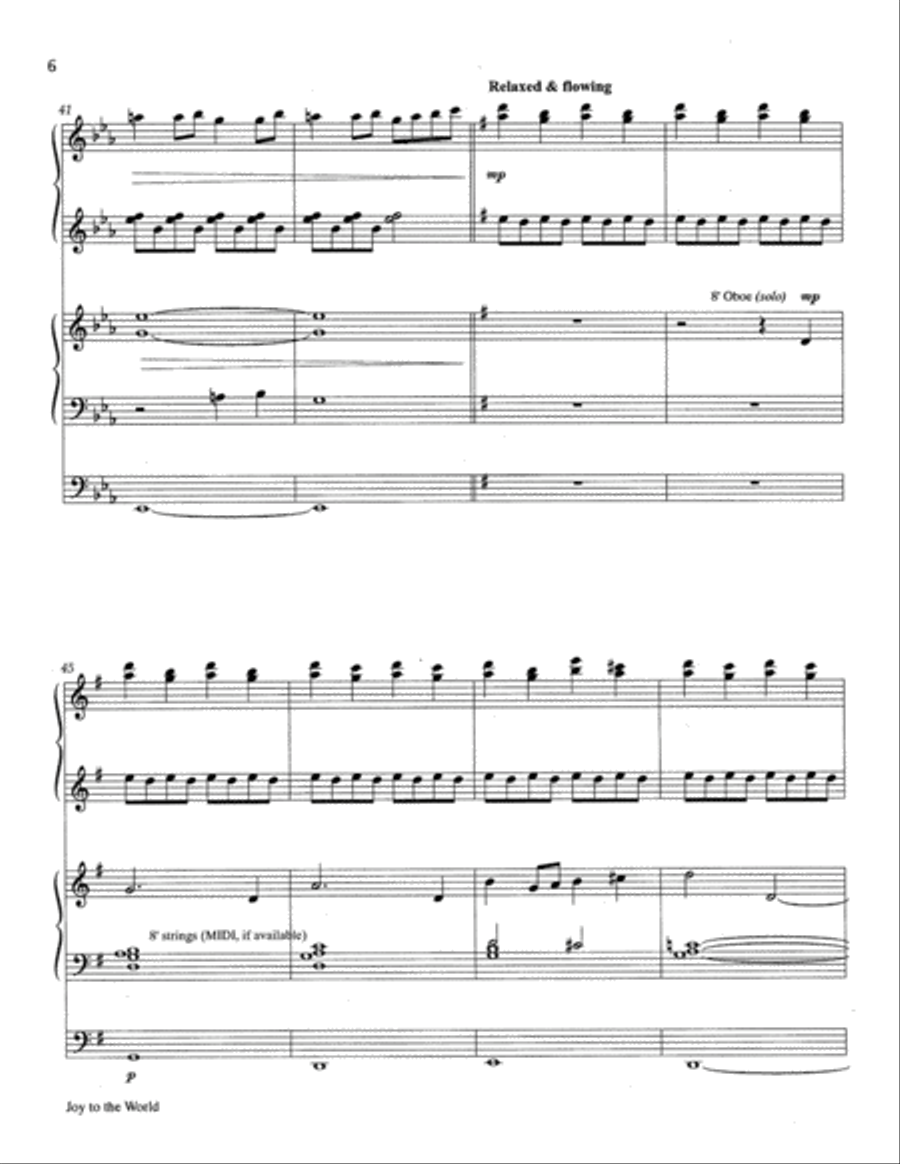 Joy to the World Joy to the World 4-Part scores gallery preview page 7