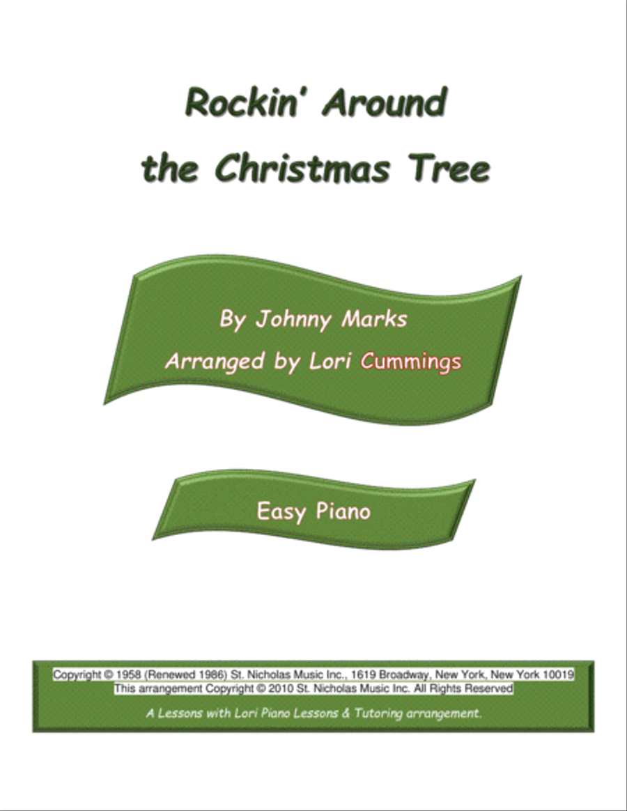 Rockin' Around The Christmas Tree Piano Method scores gallery preview page 1