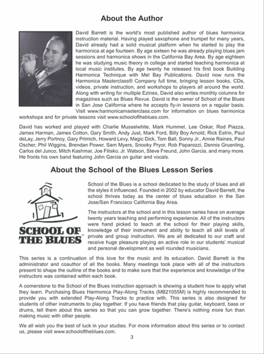 Blues Harmonica Method, Level 2 Harmonica scores gallery preview page 4