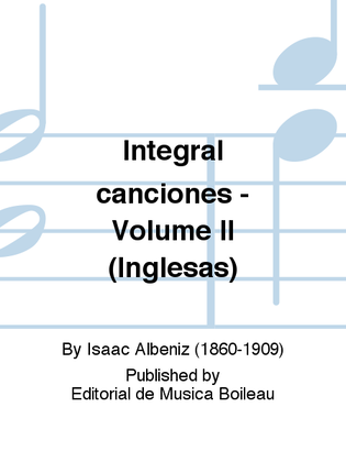 Integral canciones - Volume II (Inglesas)