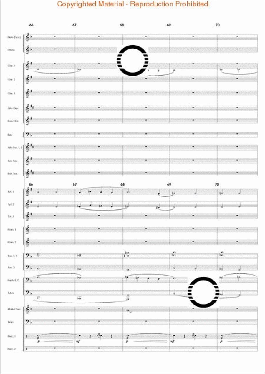 Black Granite III Concert Band scores gallery preview page 15