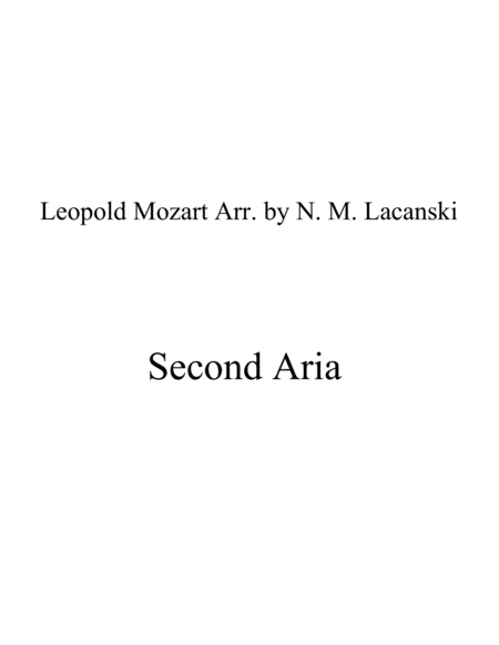 Second Aria image number null