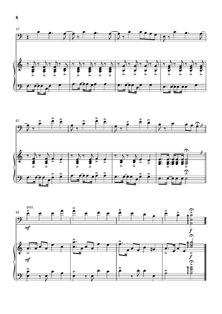 Bloody Mary Chamber Music scores gallery preview page 6