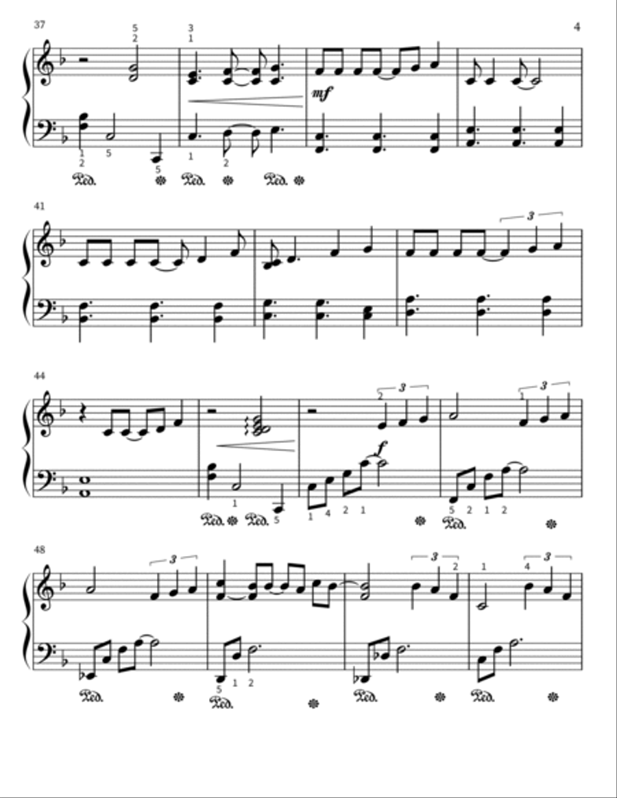 Part Of Your World Part Of Your World Piano Solo scores gallery preview page 4