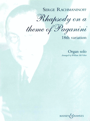 Book cover for 18th Variation from Rhapsody on a Theme of Paganini, Op. 43