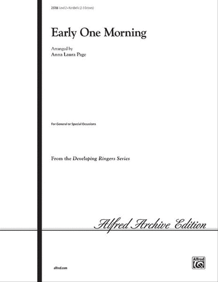 Early One Morning Early One Morning Handbell Choir scores gallery preview page 1