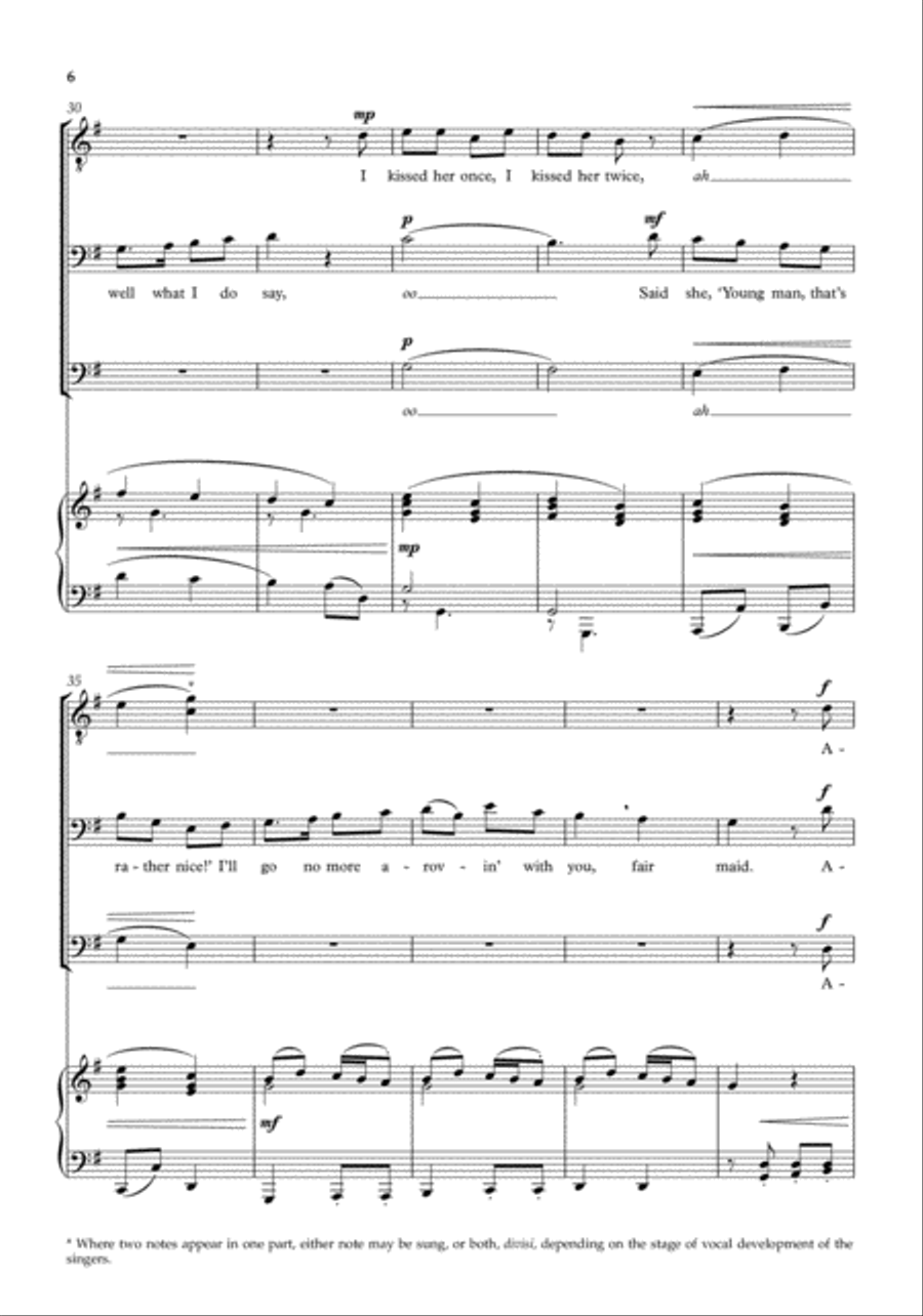 The Maid of Amsterdam Choir scores gallery preview page 5