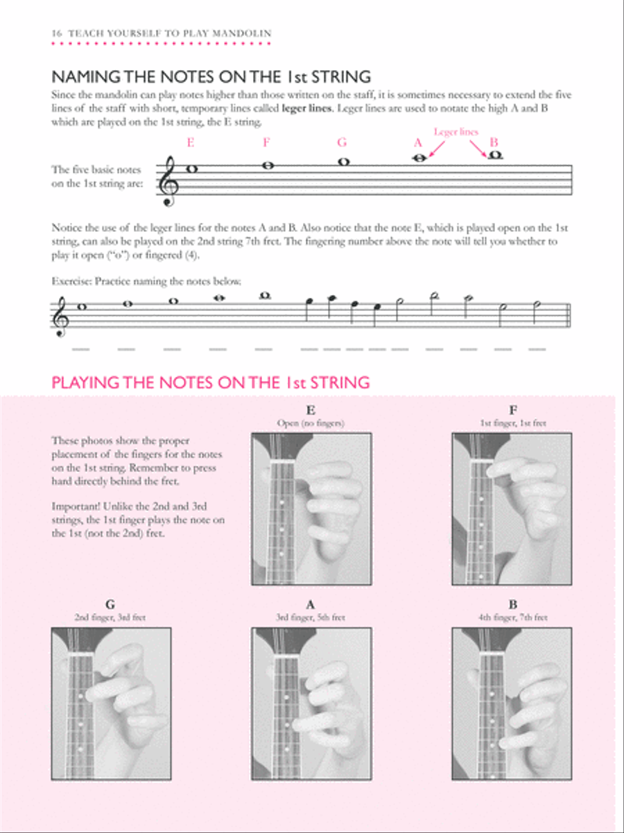 Alfred's Teach Yourself to Play Mandolin Mandolin scores gallery preview page 11