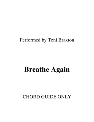 Book cover for Breathe Again