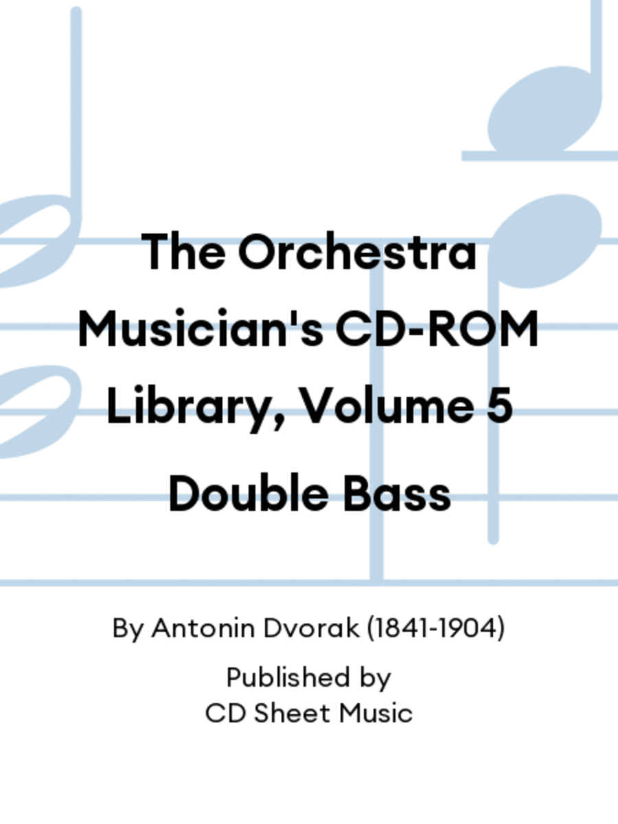 The Orchestra Musician's CD-ROM Library, Volume 5 Double Bass Double Bass scores gallery preview page 1