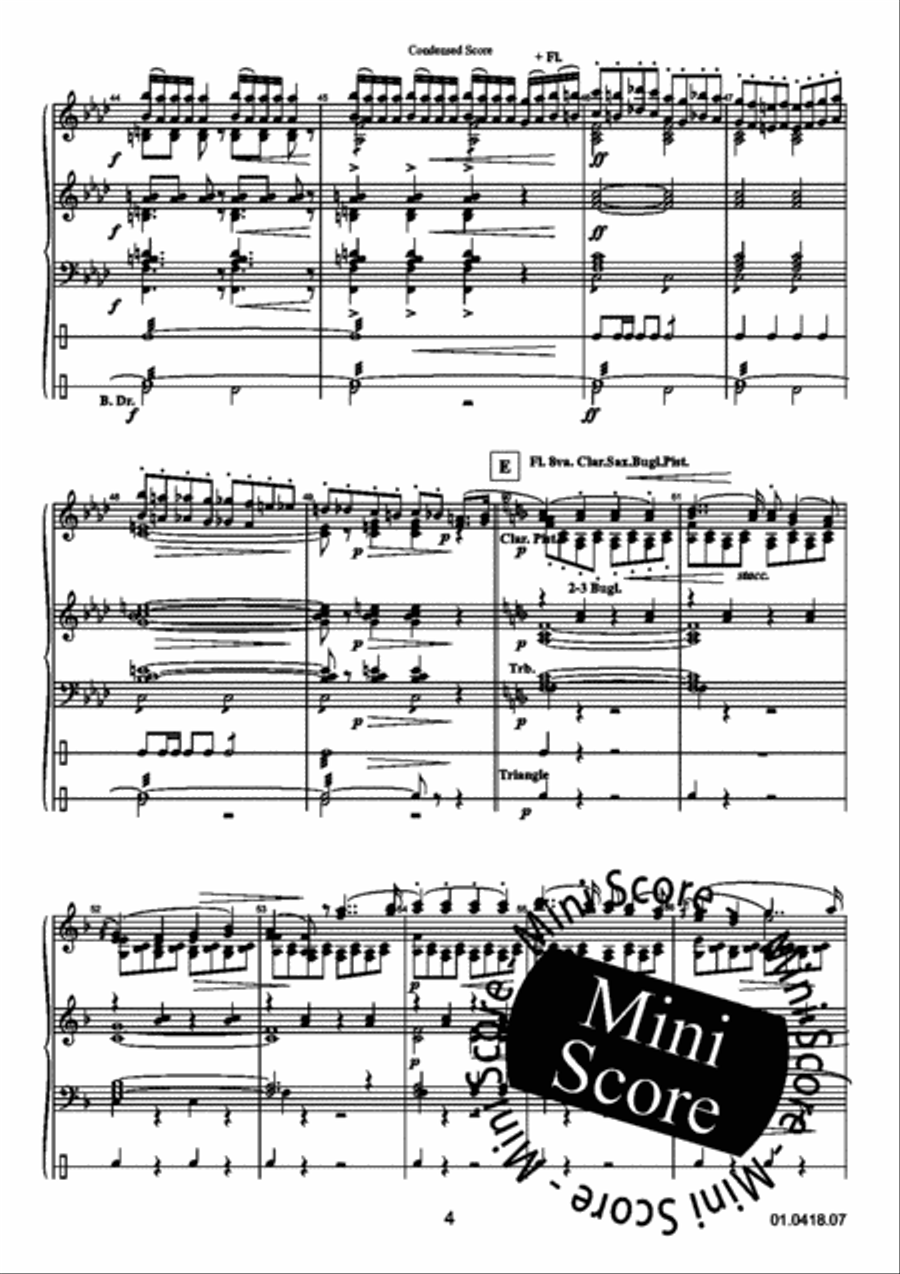 Norma Ouverture Concert Band scores gallery preview page 32