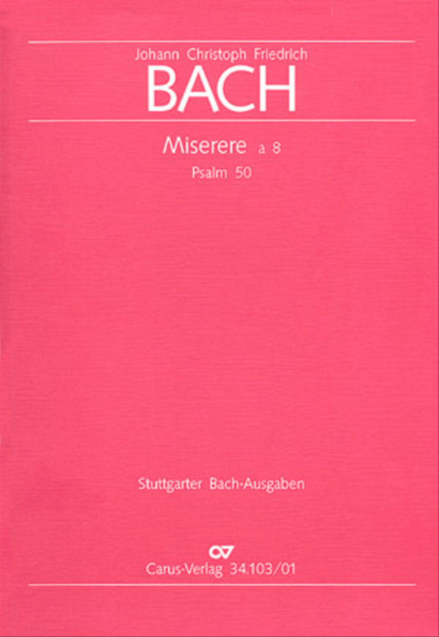 Miserere in C minor Violin scores gallery preview page 1