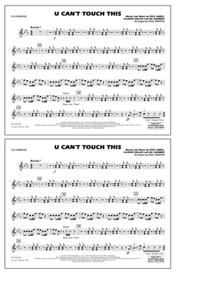 U Can't Touch This (arr. Paul Murtha) - Xylophone