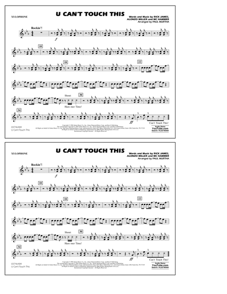 U Can't Touch This (arr. Paul Murtha) - Xylophone