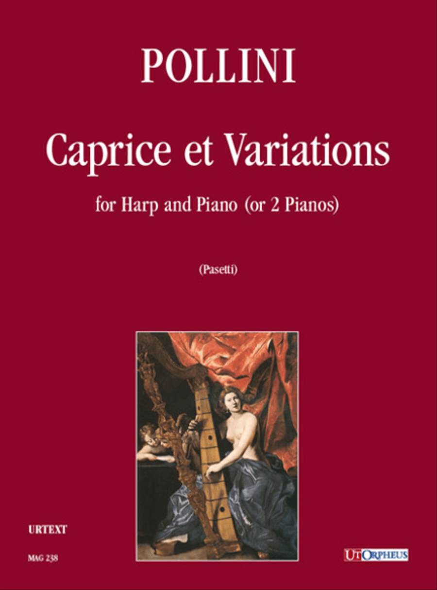 Caprice et Variations for Harp and Piano (or 2 Pianos) Harp scores gallery preview page 1