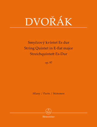 Book cover for String Quintet E-flat major op. 97