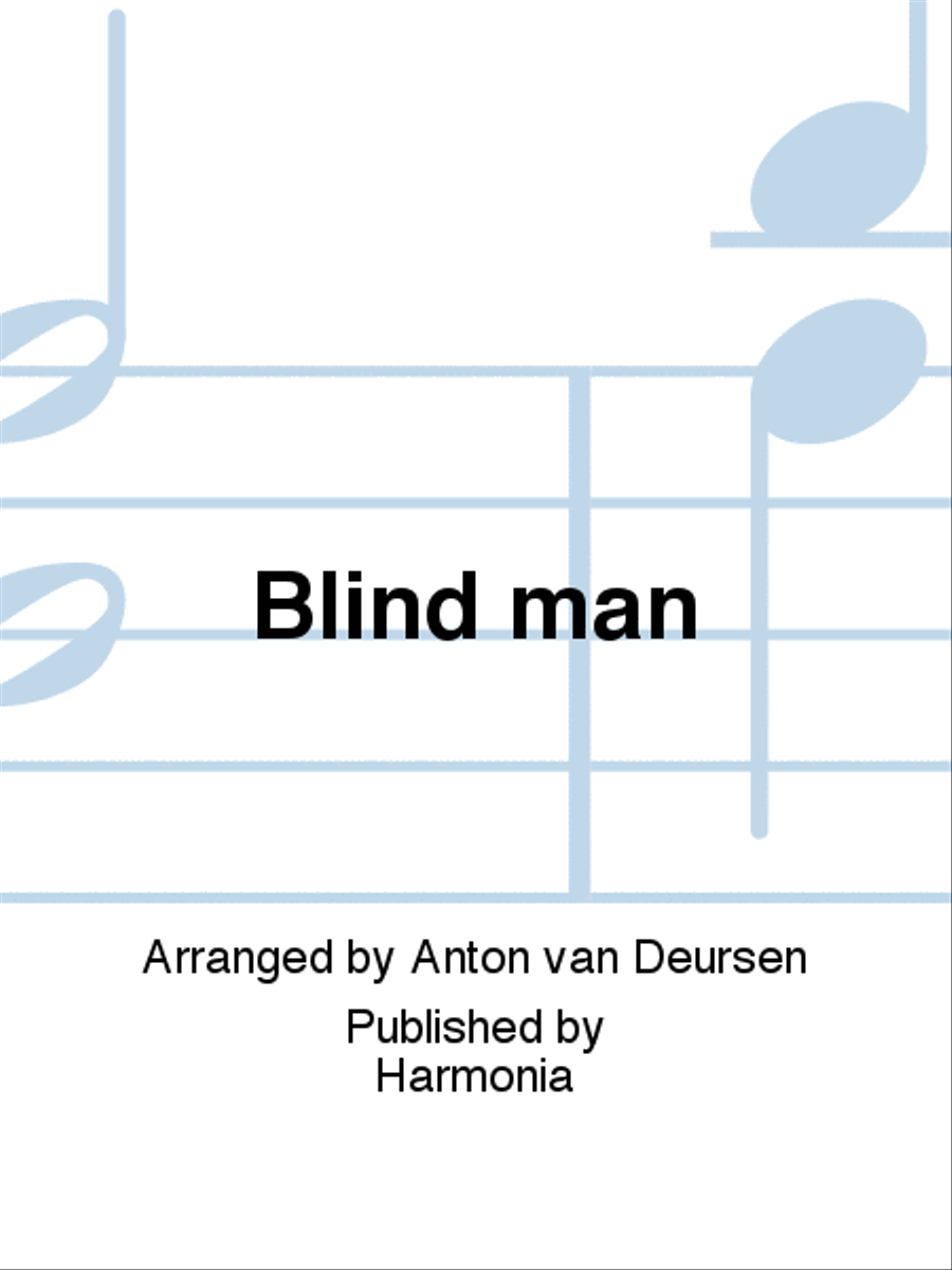 Blind man