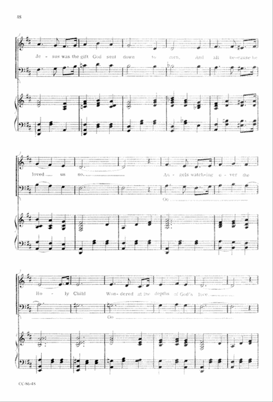 Angels' Song Angels' Song 4-Part scores gallery preview page 50