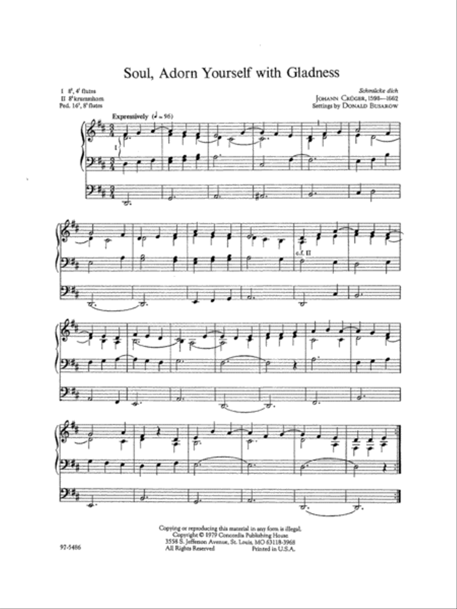 Hymn Preludes for Holy Communion, Vol. I Organ scores gallery preview page 2