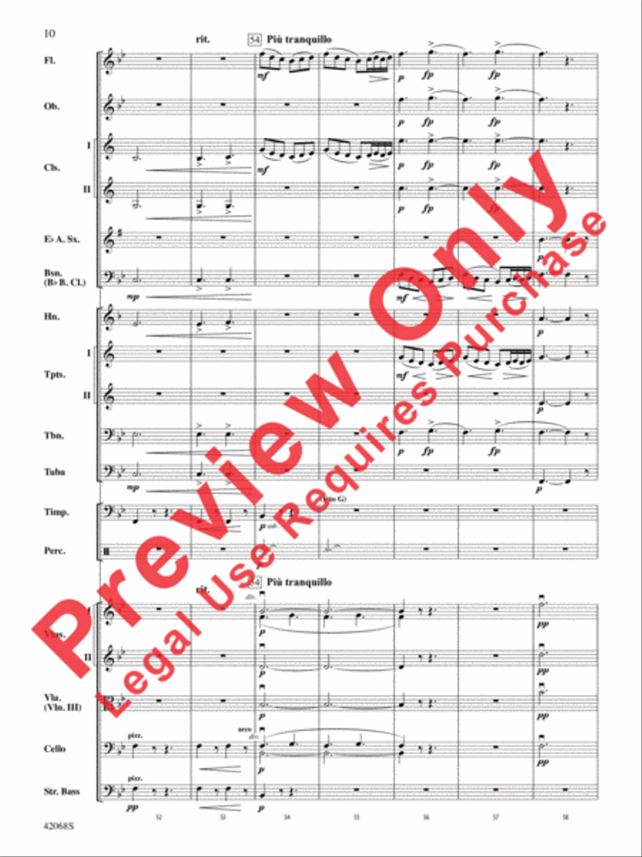 Peer Gynt Suite Selections Full Orchestra scores gallery preview page 11