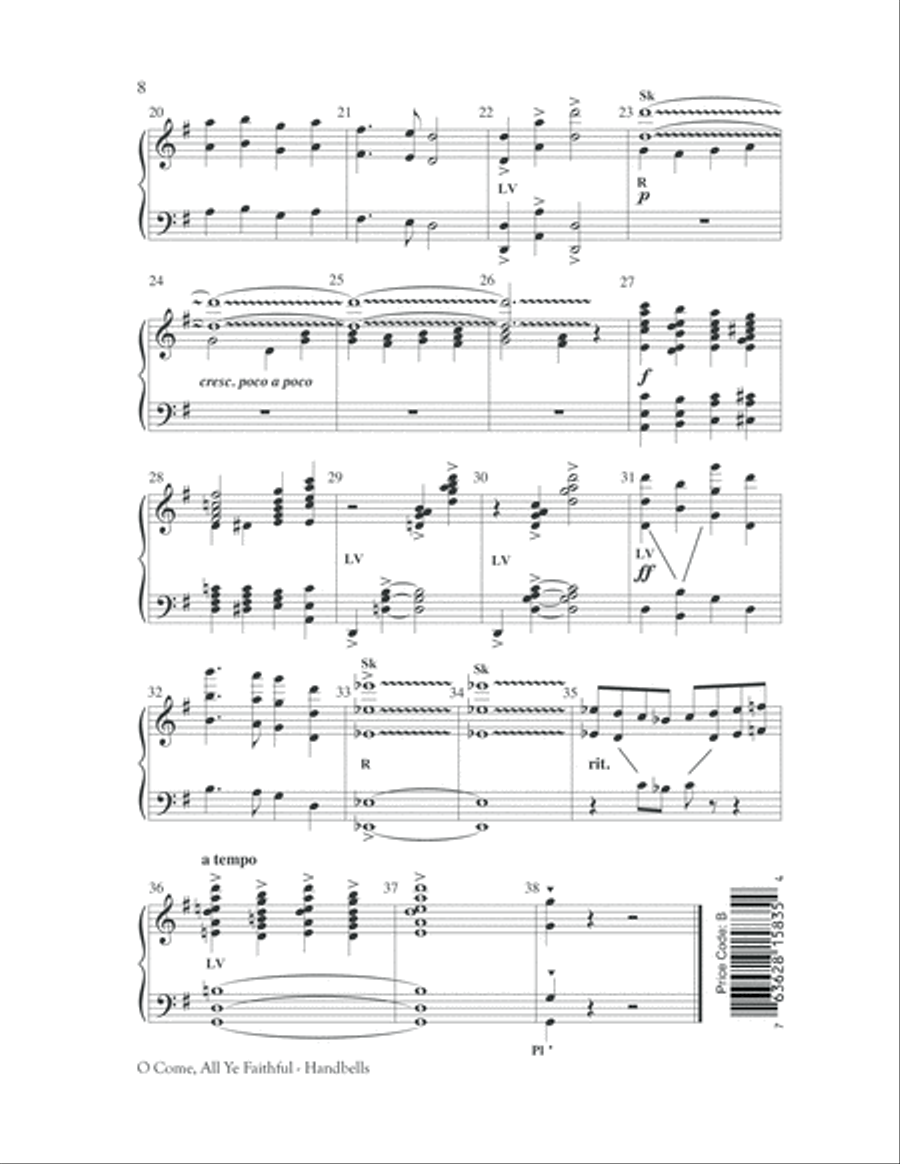 O Come, All Ye Faithful O Come, All Ye Faithful 4-Part scores gallery preview page 9