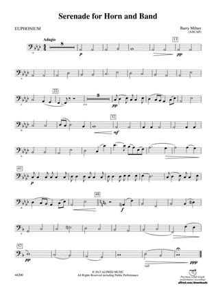 Serenade for Horn and Band: Baritone B.C.