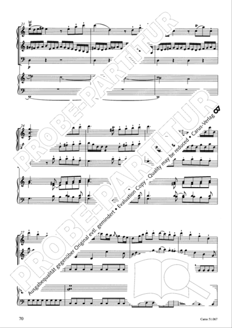Church Sonatas Church Sonatas Collection / Songbook scores gallery preview page 71