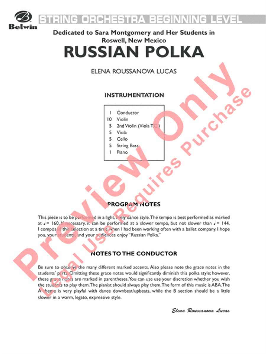Around the World in One Concert String Orchestra scores gallery preview page 16