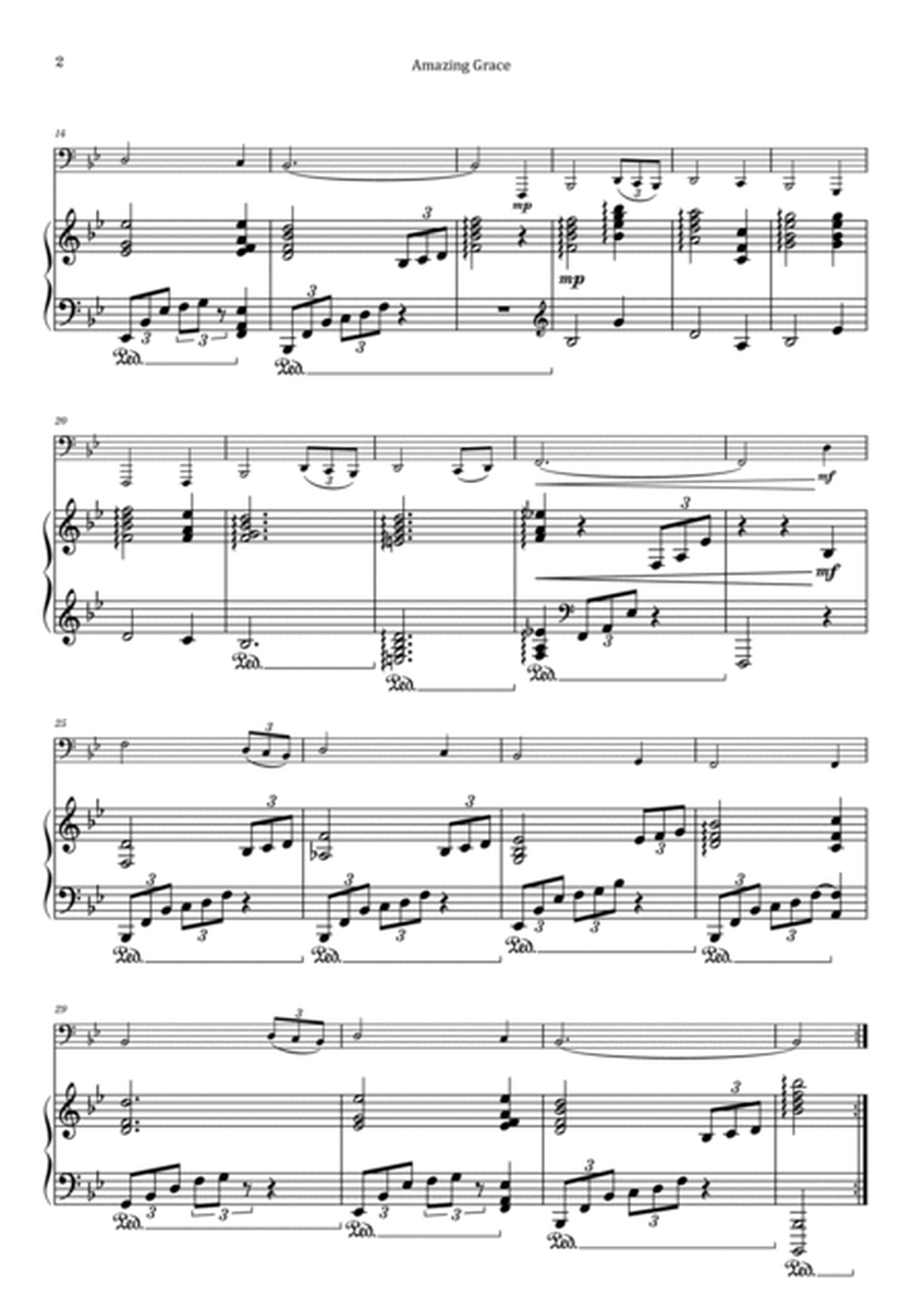 Amazing Grace - Tuba & Piano image number null