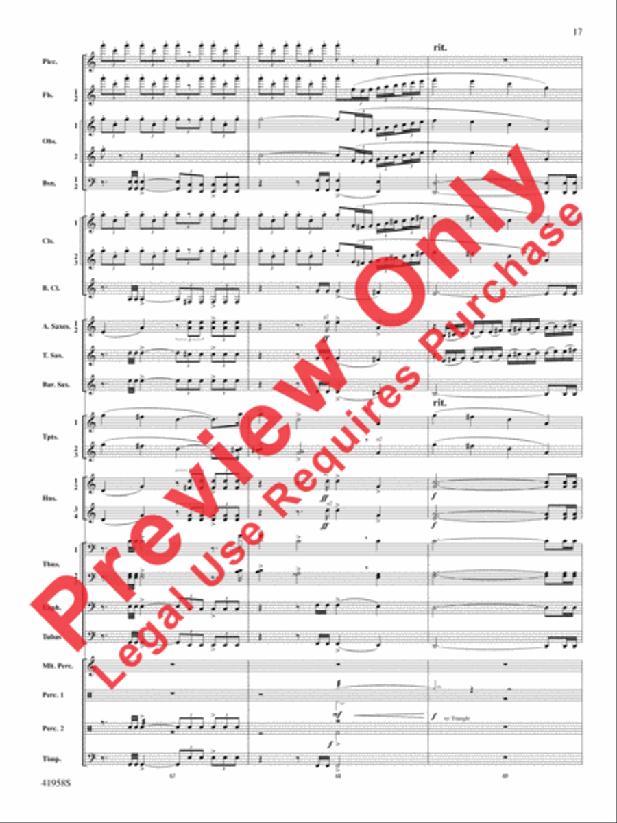 God's Country Concert Band scores gallery preview page 37