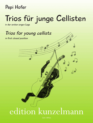 Book cover for Trios for young cellists