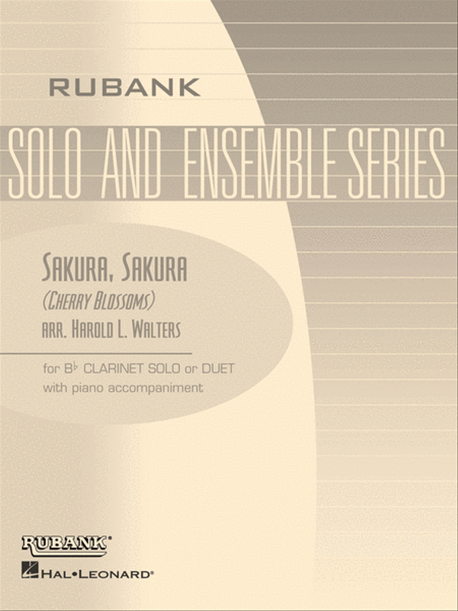 Sakura, Sakura (Cherry Blossoms) Clarinet scores gallery preview page 1