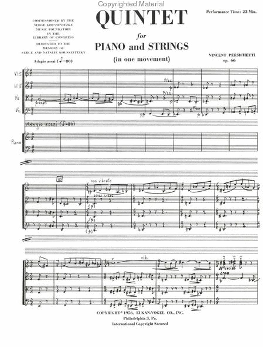 Quintet Chamber Music scores gallery preview page 2